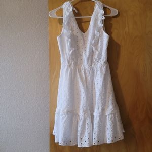 Shein white dress